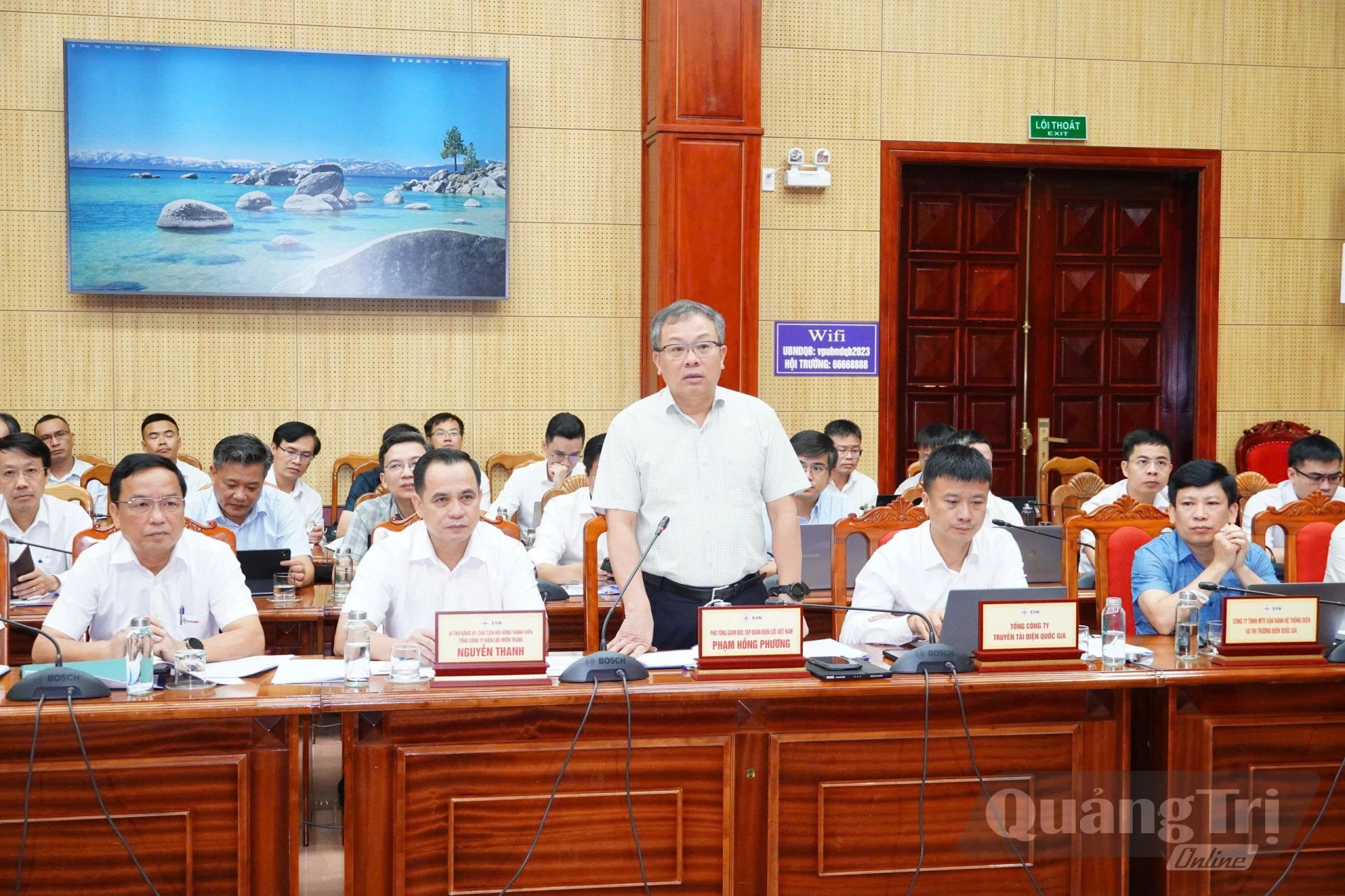 Đại biểu tham dự buổi làm việc - Ảnh: NL