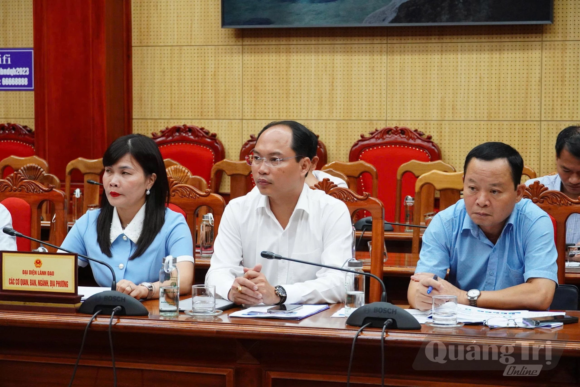 Đại biểu tham dự buổi làm việc - Ảnh: NL