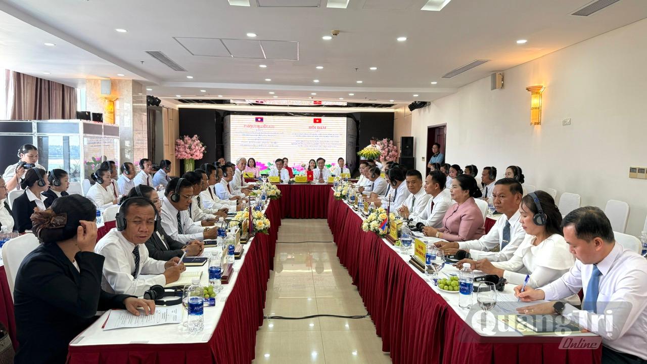 Quang cảnh hội đàm - Ảnh: NL