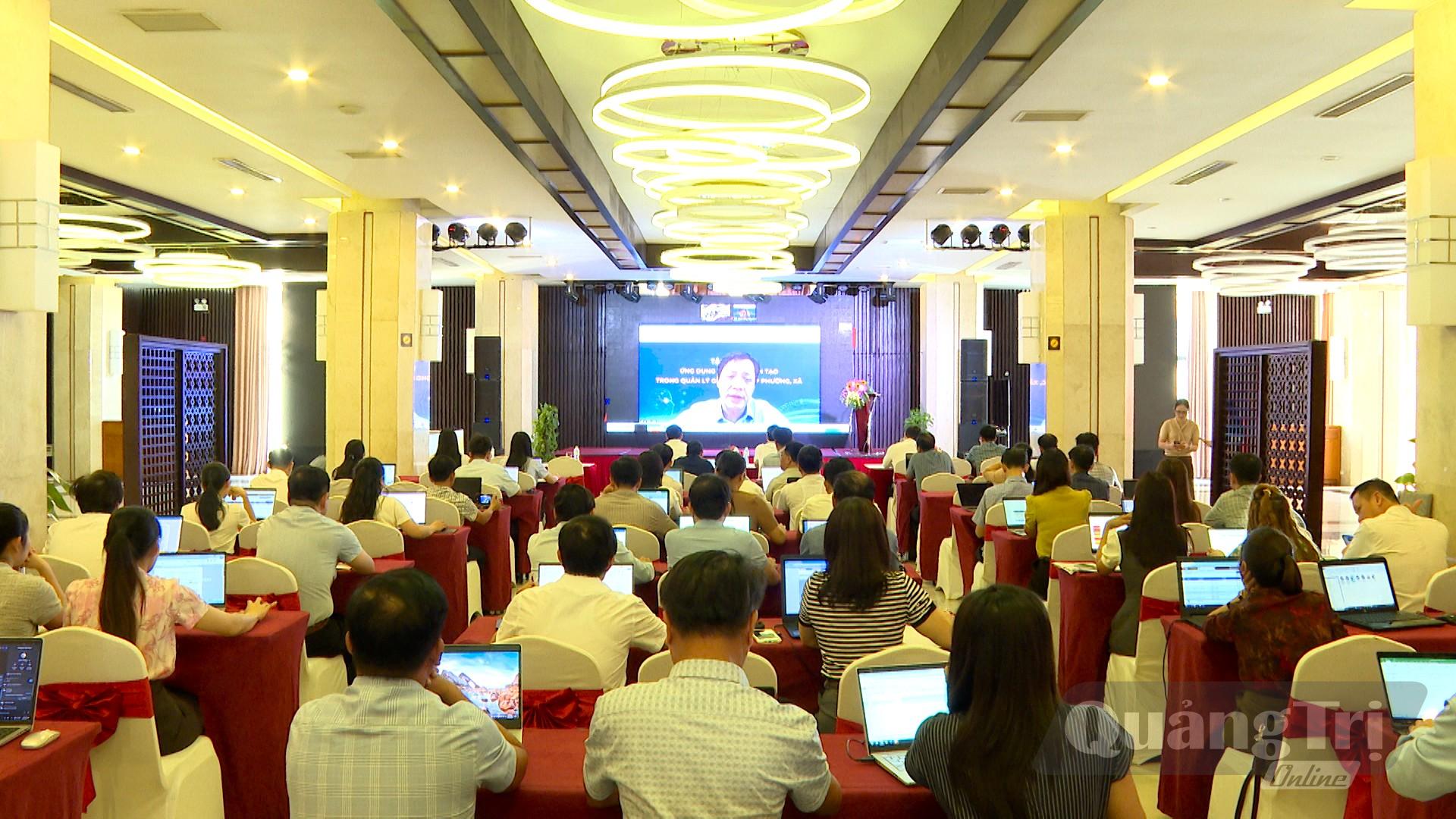 Quang cảnh chương trình tập huấn - Ảnh: T.L