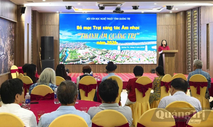 20 tác phẩm âm nhạc được sáng tác tại trại sáng tác 'Thanh âm Quảng Trị' năm 2026