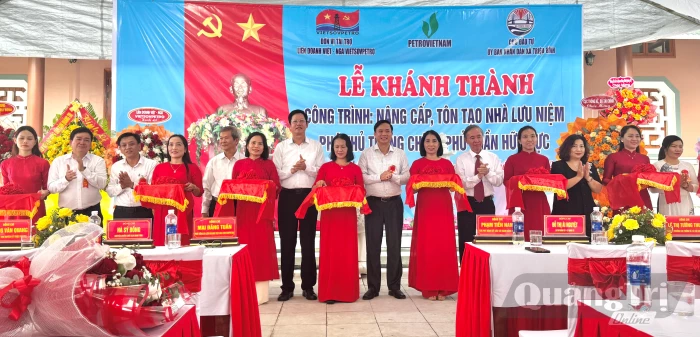 Khánh thành công trình nâng cấp, tôn tạo Nhà lưu niệm Phó Thủ tướng Chính phủ Trần Hữu Dực
