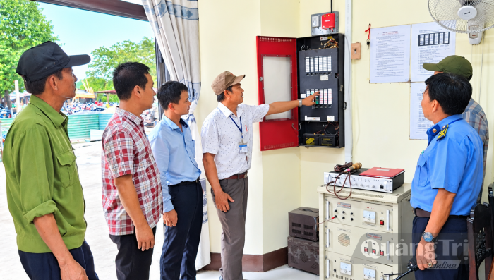 Phòng ngừa cháy nổ ở chợ Đông Hà