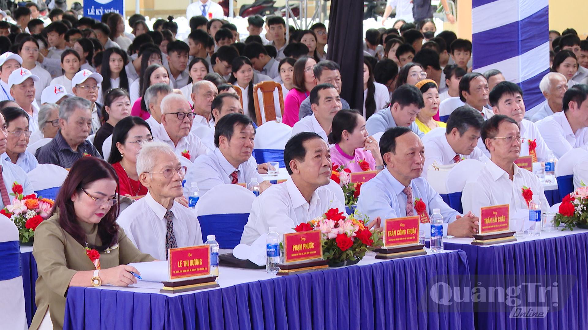 Các đại biểu tham dự lễ kỷ niệm - Ảnh: LT