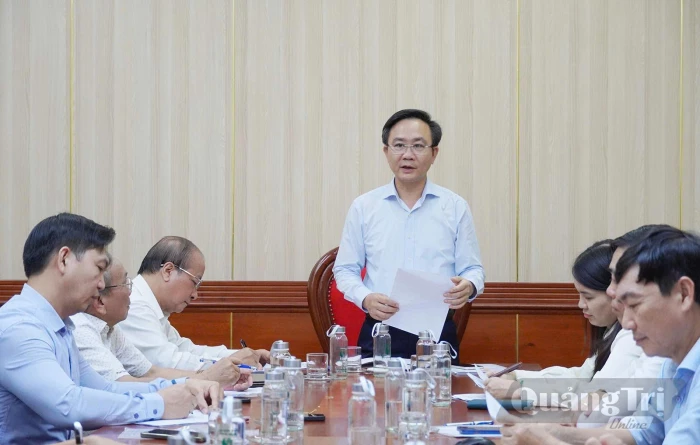 Họp bàn tổ chức Hội thi Sáng tạo kỹ thuật tỉnh Quảng Trị lần thứ nhất