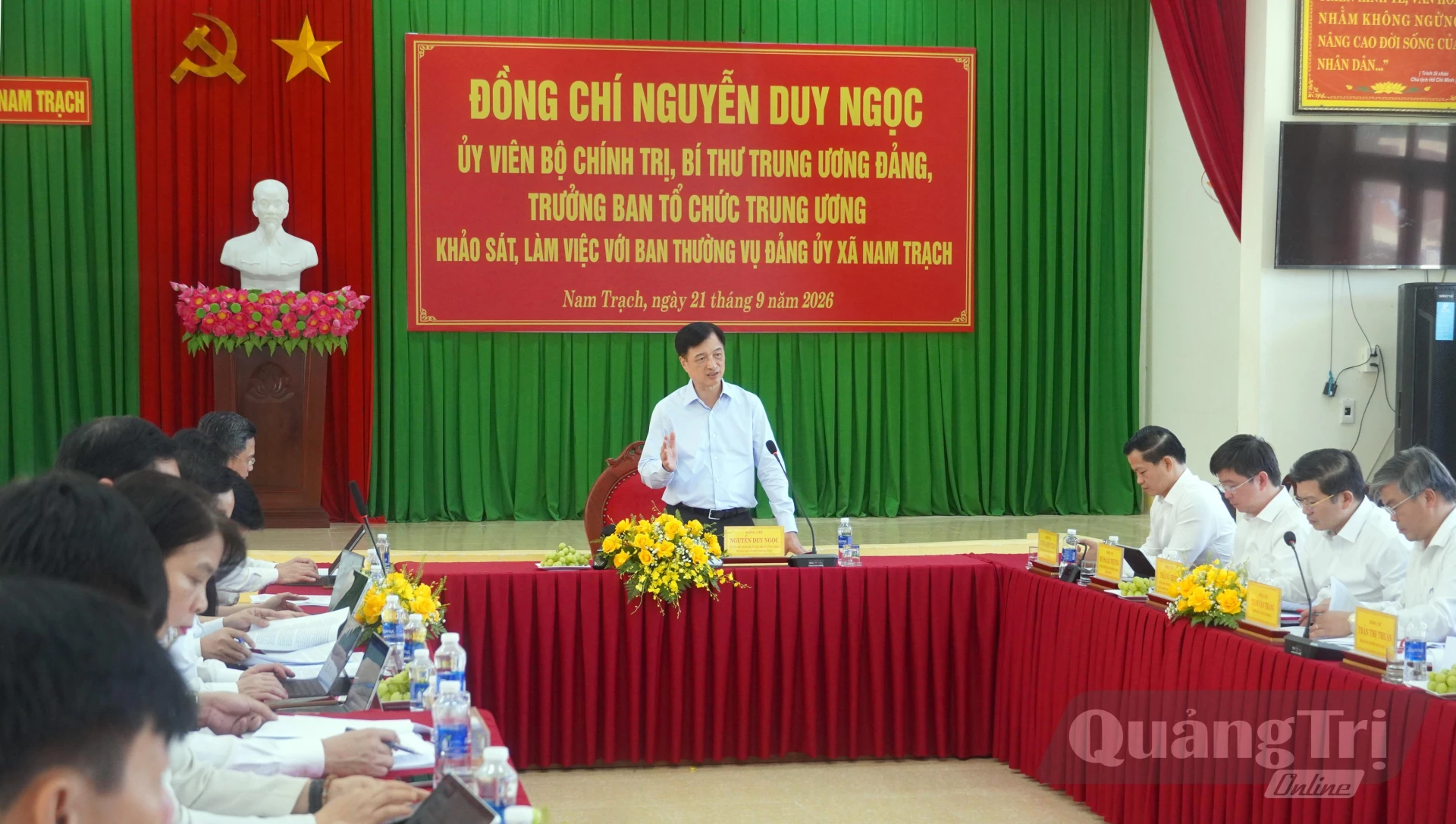Quang cảnh buổi làm việc - Ảnh: N.M
