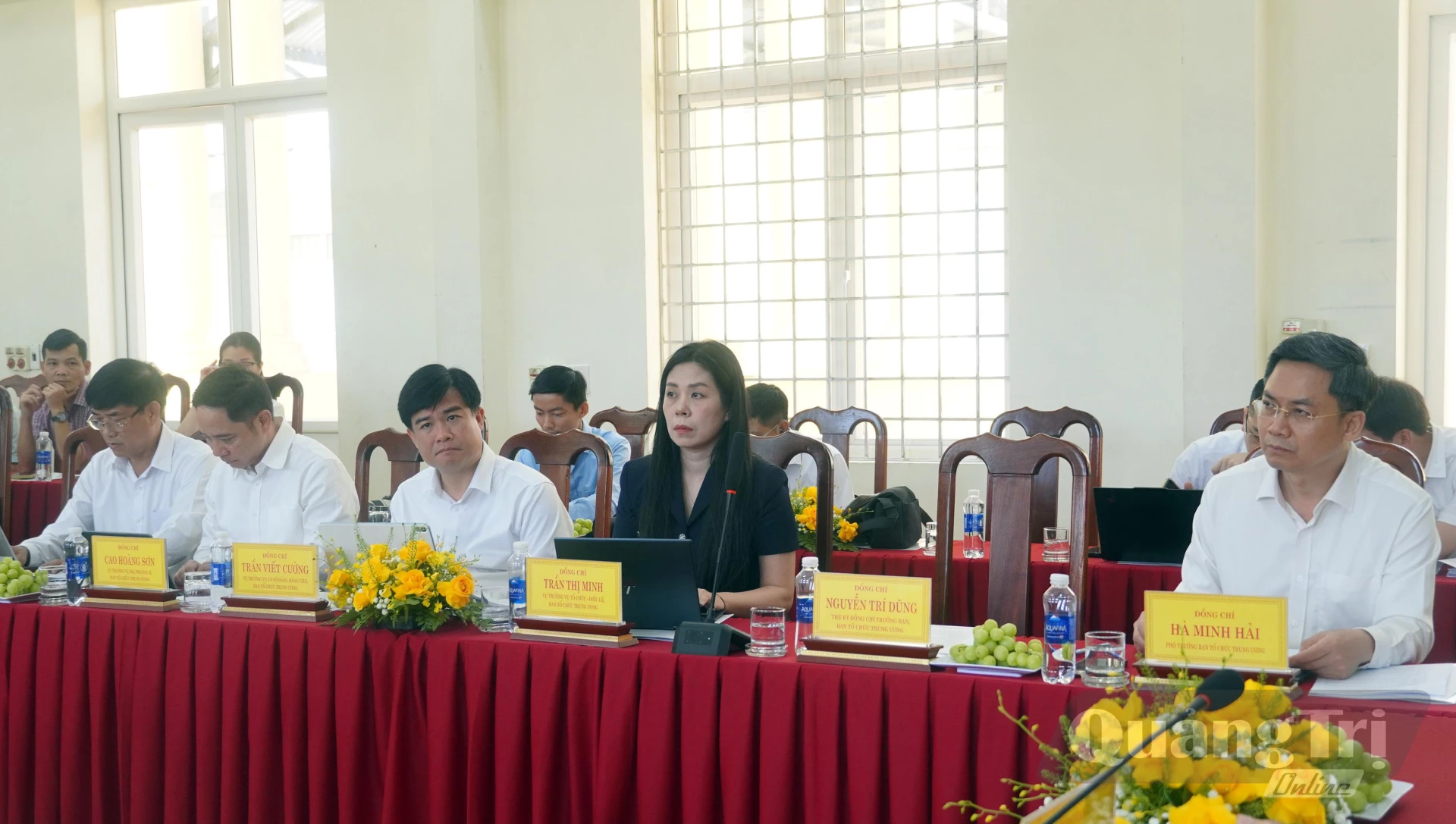 Các đại biểu dự buổi làm việc - Ảnh: N.M