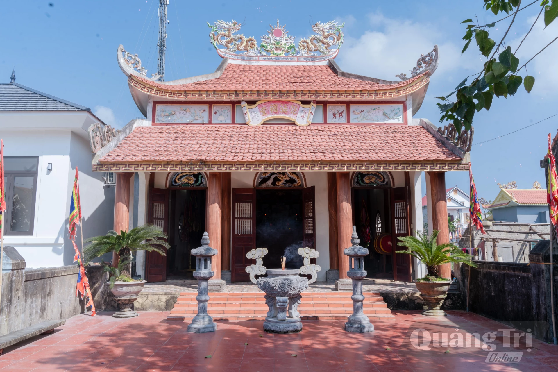 Di tích lịch sử nhà thờ họ Phạm tại thôn La Hà, xã Nam Gianh - Ảnh: Tạ Đình Hà