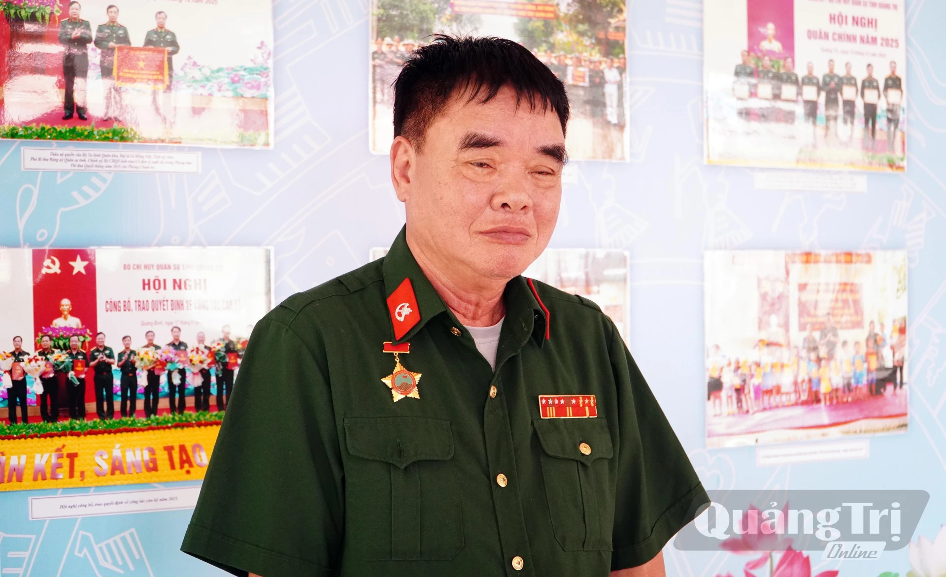Cựu chiến binh Lê Văn Chớ, người tham gia trận đánh lịch sử, gần 35 năm vẫn miệt mài đi tìm đồng đội - Ảnh: N.M