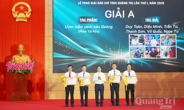 14 tác phẩm đạt giải báo chí Quảng Trị lần thứ I, năm 2025