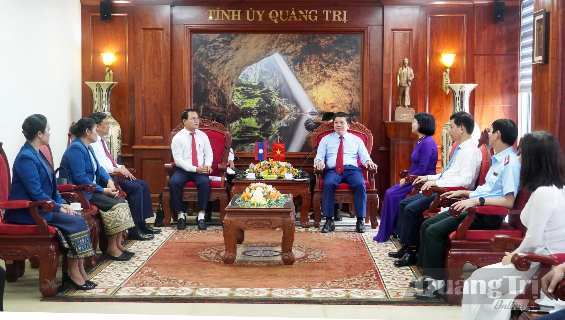 Quang cảnh buổi tiếp - Ảnh: N.M