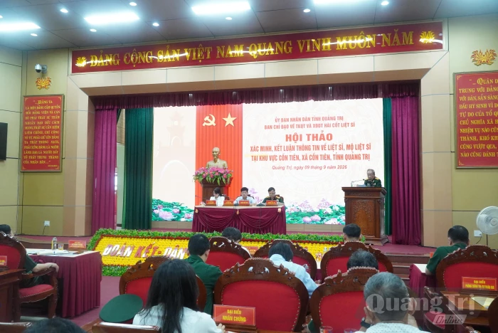 Hội thảo xác minh, kết luận thông tin về liệt sĩ, mộ liệt sĩ tại khu vực Cồn Tiên