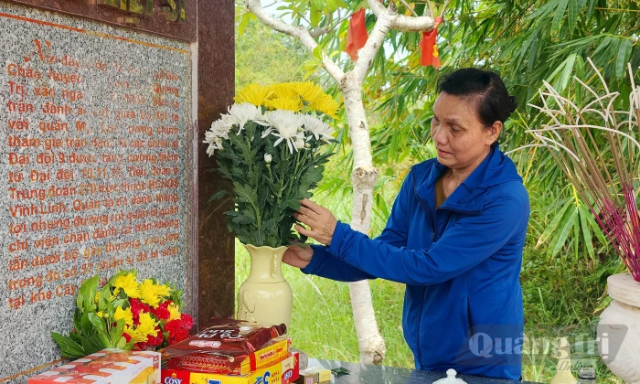 Thắp niềm hy vọng cho thân nhân các liệt sĩ Trung đoàn 270