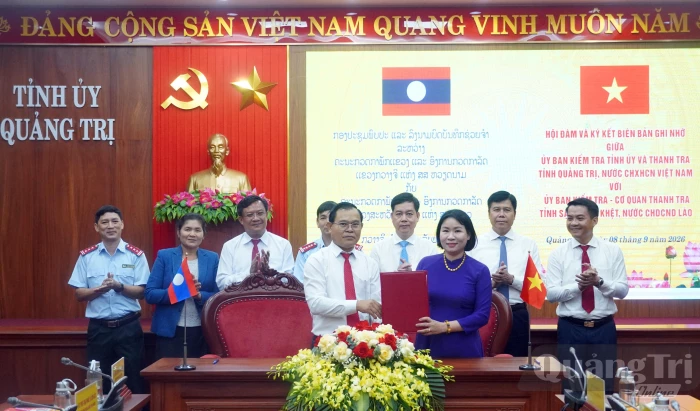 Quảng Trị - Sạ-vẳn-na-khệt tăng cường hợp tác trong công tác kiểm tra, thanh tra