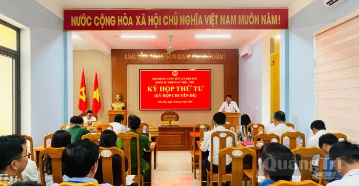 HĐND xã Kim Phú: Thông qua các nghị quyết quan trọng tại kỳ họp chuyên đề