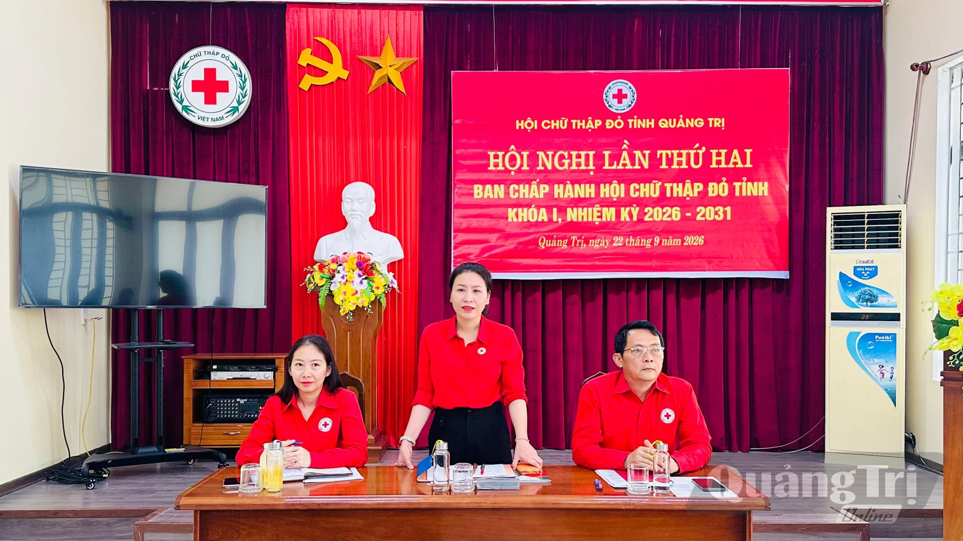 Ban Chấp hành Hội Chữ thập đỏ tỉnh triển khai nhiệm vụ nhiệm kỳ mới - Ảnh: B.N