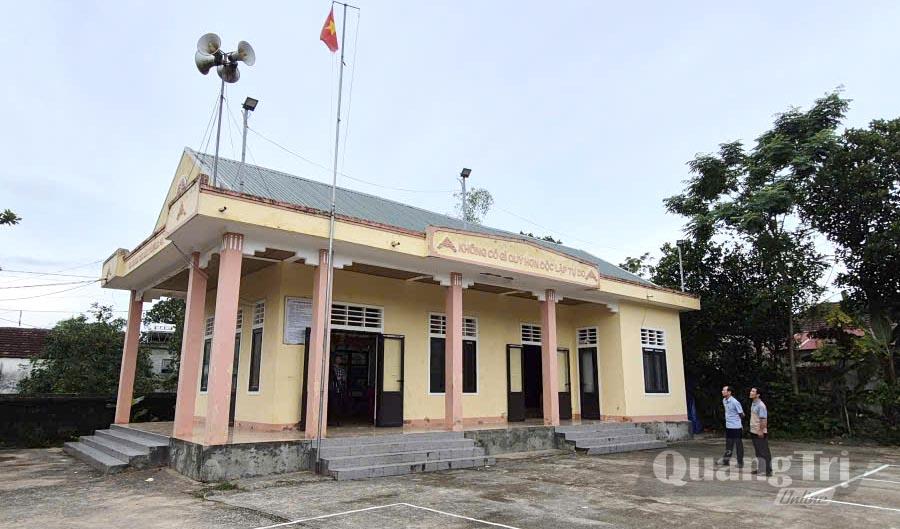 Sau sáp nhập thôn, nhiều nhà văn hóa thôn không đáp ứng nhu cầu sinh hoạt của Nhân dân - Ảnh: C.H
