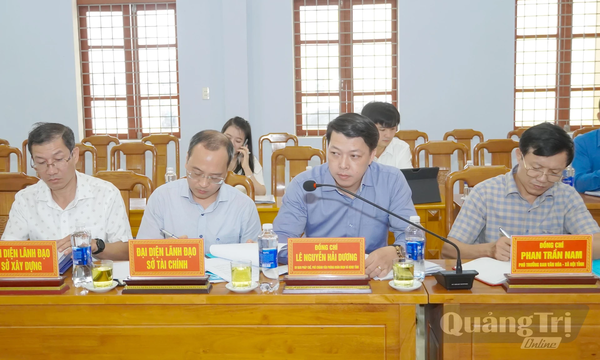 Đại biểu tham dự buổi làm việc - Ảnh: N.H