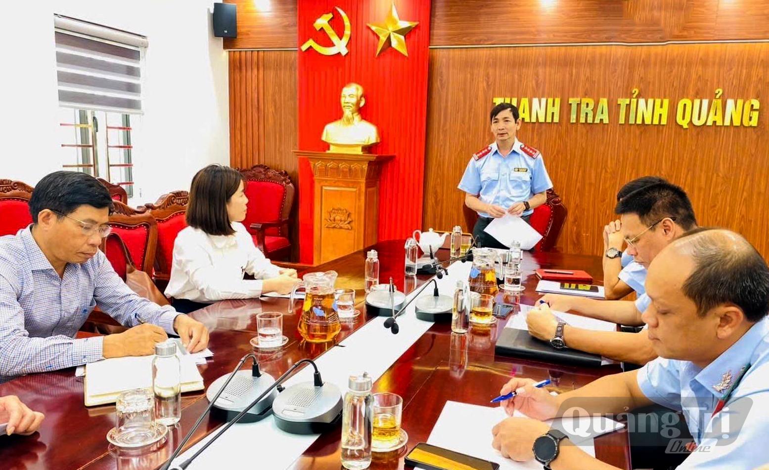 Thanh tra tỉnh đẩy mạnh thanh tra các lĩnh vực dễ phát sinh tham nhũng, tiêu cực, lãng phí - Ảnh: Thanh tra tỉnh