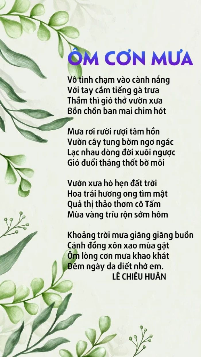 Ôm cơn mưa
