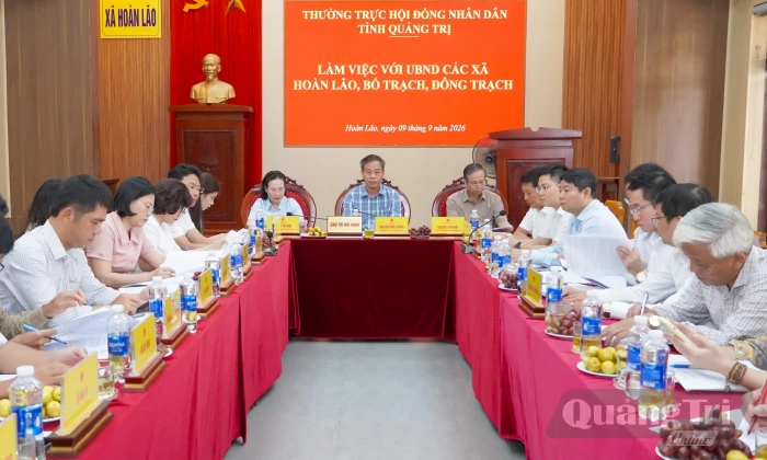 Thường trực HĐND tỉnh khảo sát, làm việc với các địa phương