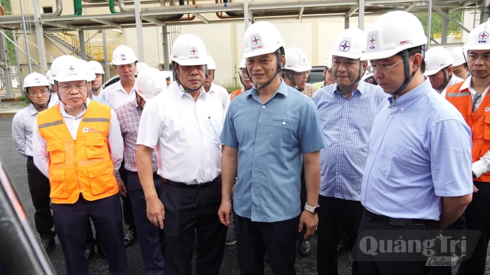 Lãnh đạo tỉnh kiểm tra các dự án nhiệt điện tại Khu Kinh tế Hòn La