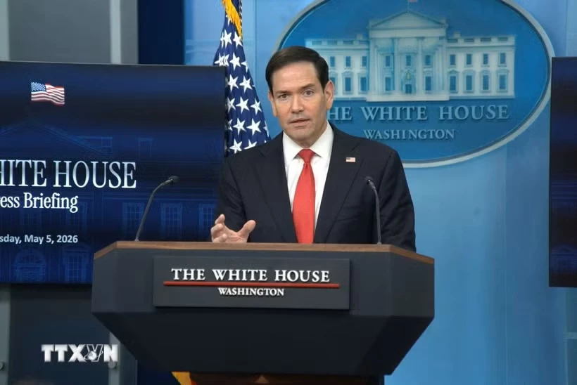Ngọc Quang1 giờ trướcNgoại trưởng Mỹ Marco Rubio. (Ảnh: THX/TTXVN phát)Ngoại trưởng Mỹ Marco Rubio. (Ảnh: THX/TTXVN phát)FacebookTwitterBản inCopy link