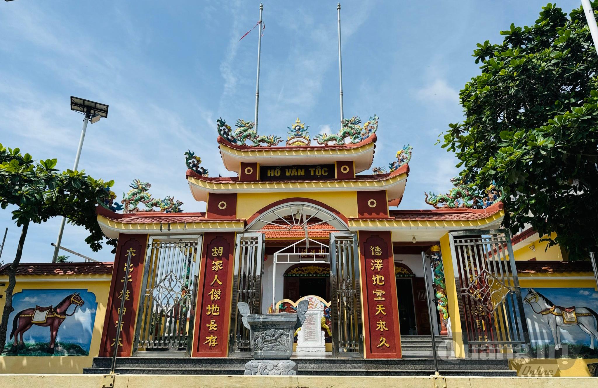 Nhà thờ họ Hồ Văn ở thôn Quy Đức, xã Đông Trạch - Ảnh: D.H