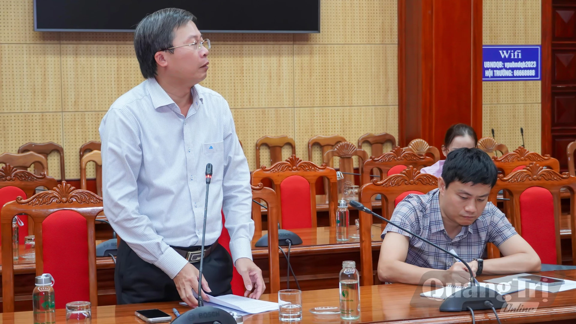 Đại biểu thảo luận tại buổi làm việc - Ảnh: N.H