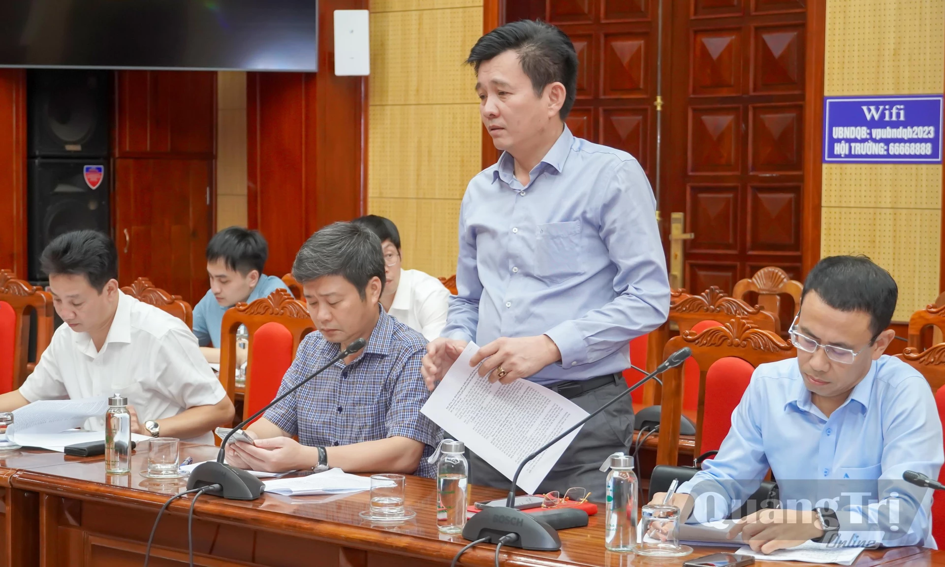 Đại biểu thảo luận tại buổi làm việc - Ảnh: N.H