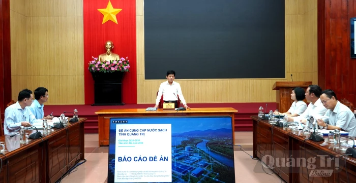 Hoàn thiện Đề án cung cấp nước sạch tỉnh Quảng Trị, giai đoạn 2026-2030, tầm nhìn đến năm 2050