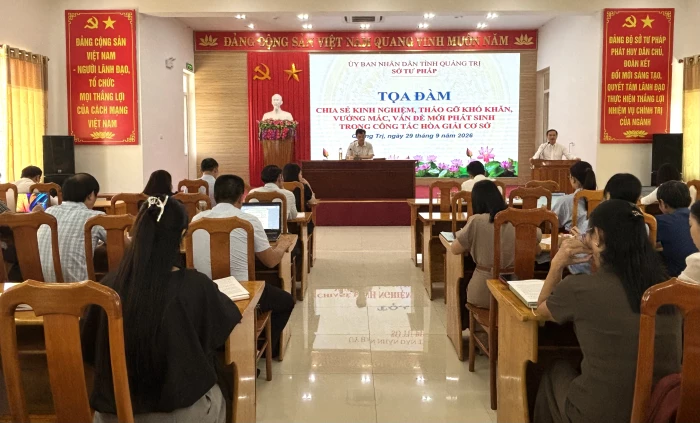 Chia sẻ kinh nghiệm, tháo gỡ khó khăn trong công tác hòa giải ở cơ sở