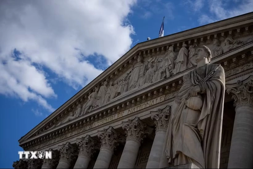 Trụ sở Quốc hội Pháp ở Paris. (Ảnh: THX/TTXVN)