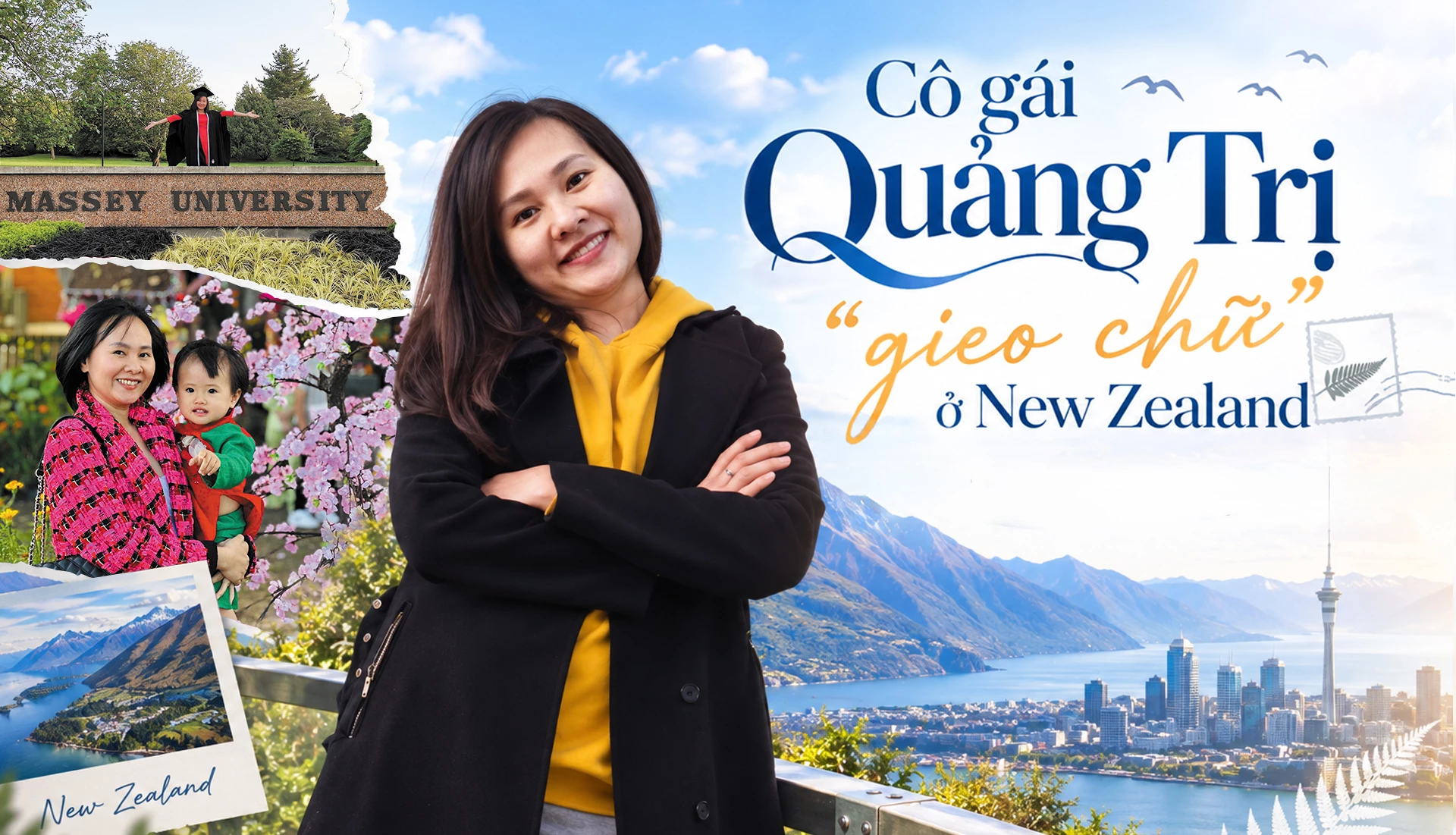 Cô gái Quảng Trị 'gieo chữ' ở New Zealand