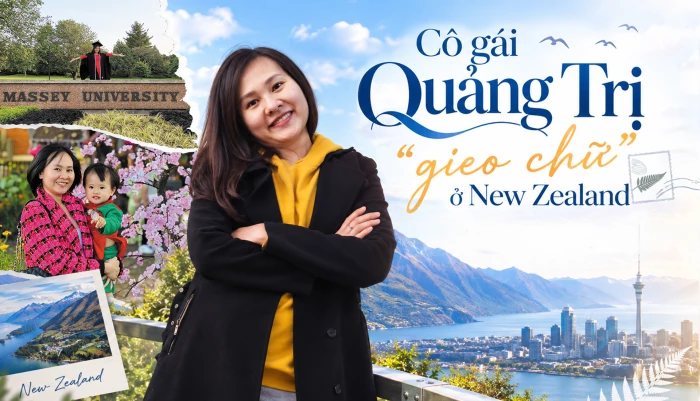 Cô gái Quảng Trị 'gieo chữ' ở New Zealand