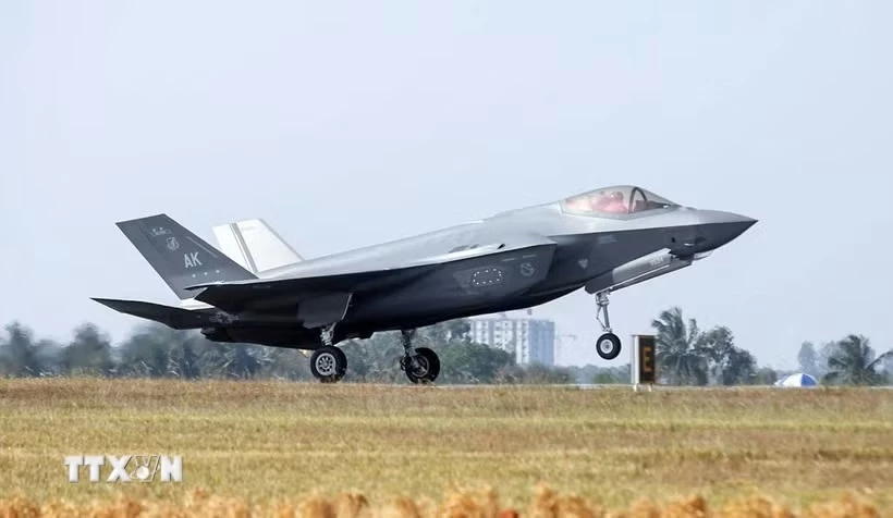 Tiêm kích F-35A Lightning II của Mỹ. (Ảnh: ANI/TTXVN phát)