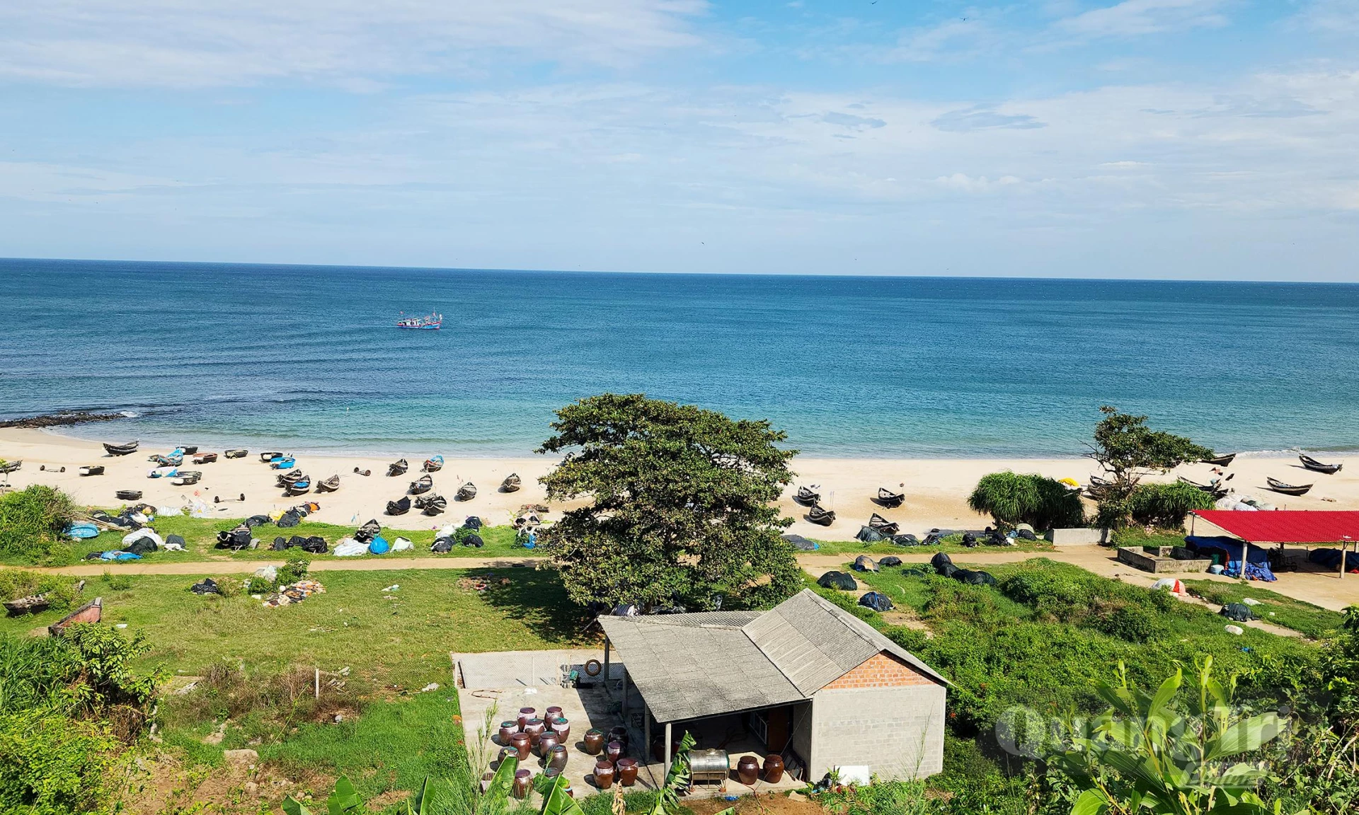 Một góc biển Vịnh Mốc- Ảnh: T.L