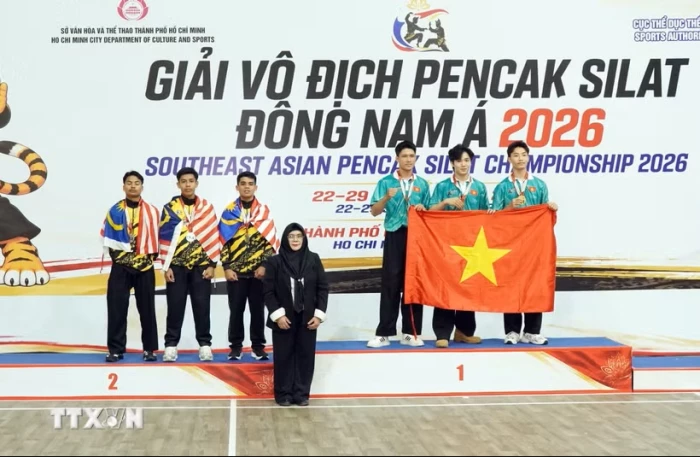 Việt Nam đứng nhất toàn đoàn tại Giải vô địch Pencak Silat Đông Nam Á 2026