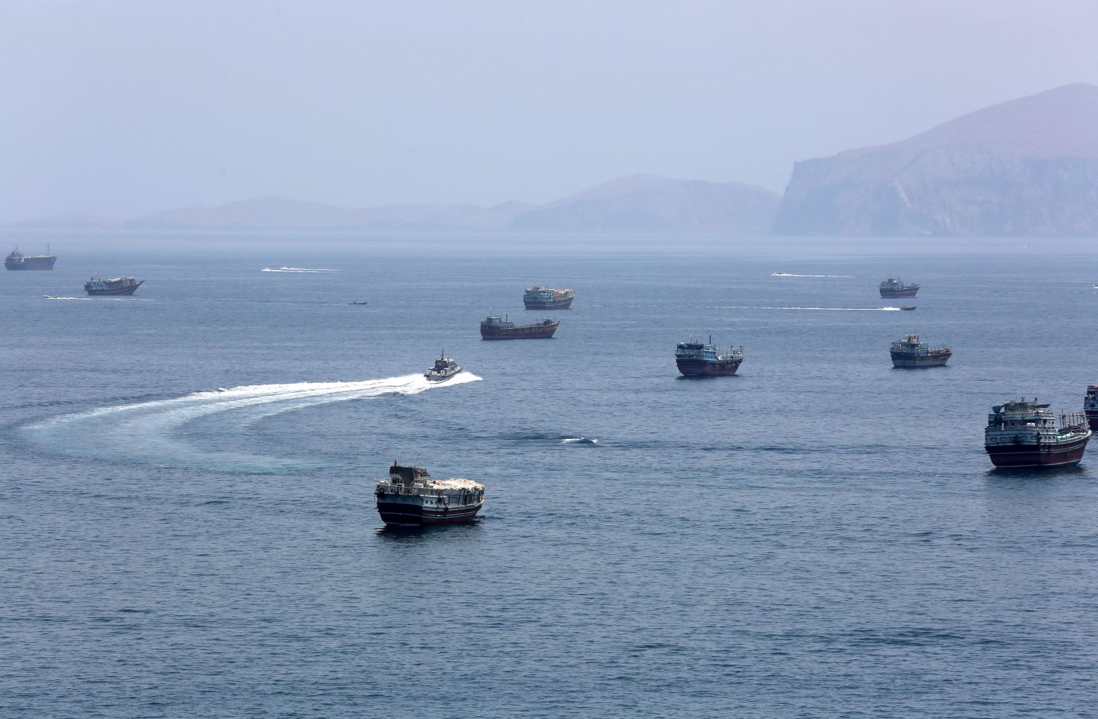 Quang cảnh eo biển Hormuz. Ảnh: THX/TTXVN