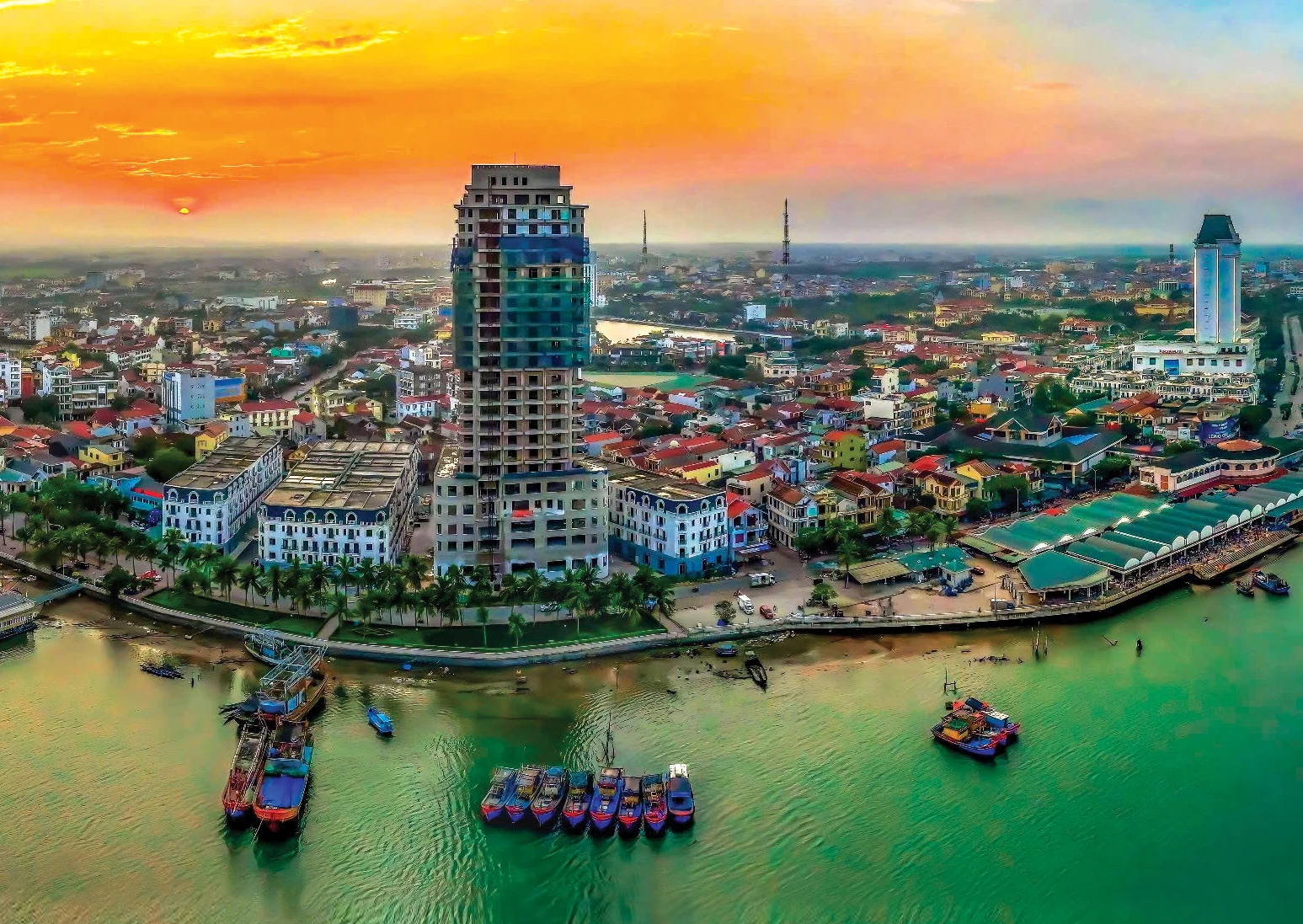 Phường Đồng Hới, trung tâm chính trị - hành chính mới của tỉnh Quảng Trị -Ảnh: Lê Đức Thành