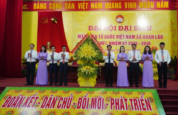 Ủy ban MTTQVN xã Hoàn Lão tổ chức Đại hội đại biểu lần thứ I, nhiệm kỳ 2025-2030