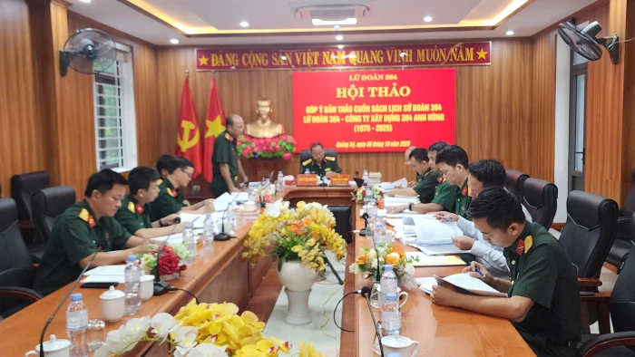 Hội thảo góp ý bản thảo sách lịch sử Đoàn 384, Lữ đoàn 384, Công ty xây dựng 384 anh hùng