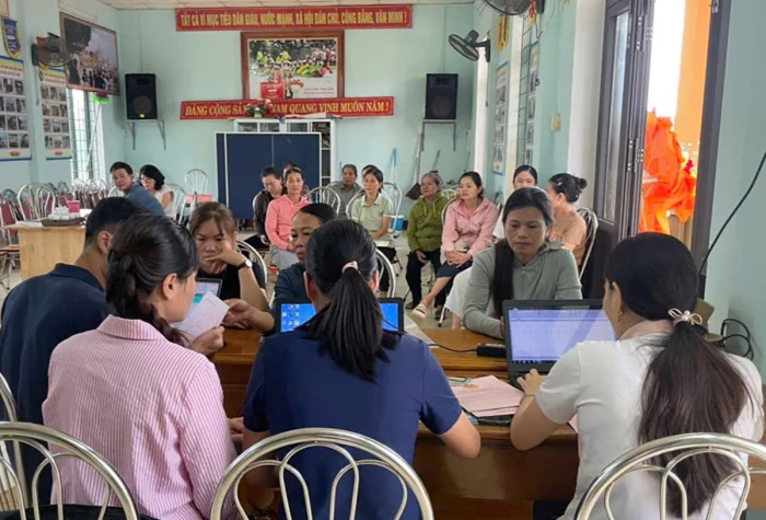 Xã Lệ Thủy: Thực hiện chiến dịch '90 ngày làm sạch dữ liệu đất đai'