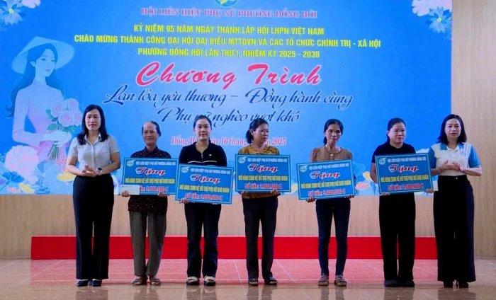 Phụ nữ phường Đồng Hới: Tổ chức nhiều hoạt động ý nghĩa chào mừng Ngày Phụ nữ Việt Nam 20/10