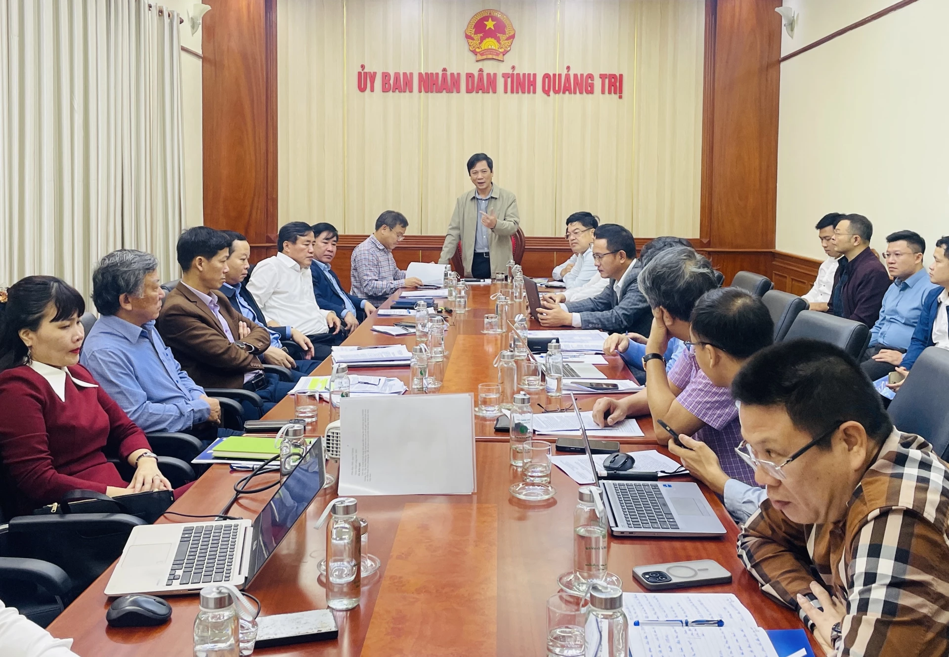 Quang cảnh buổi làm việc - Ảnh: Đ.A