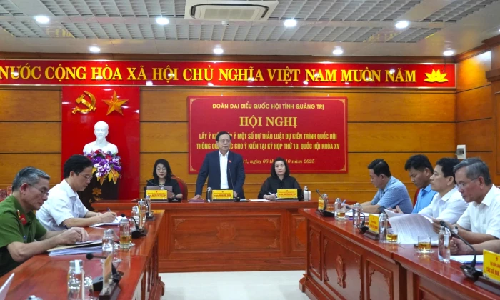 Đoàn đại biểu Quốc hội tỉnh lấy ý kiến góp ý một số dự thảo luật