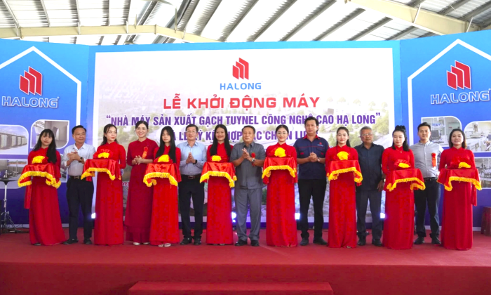 Khởi động nhà máy gạch tuynel công nghệ cao Hạ Long