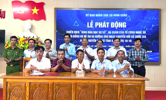 Phát động phong trào “Bình dân học vụ số”