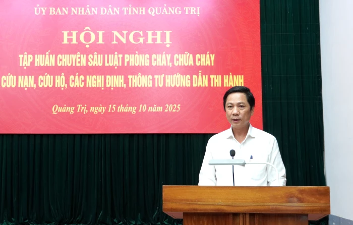 Tập huấn chuyên sâu Luật Phòng cháy, chữa cháy và cứu nạn, cứu hộ