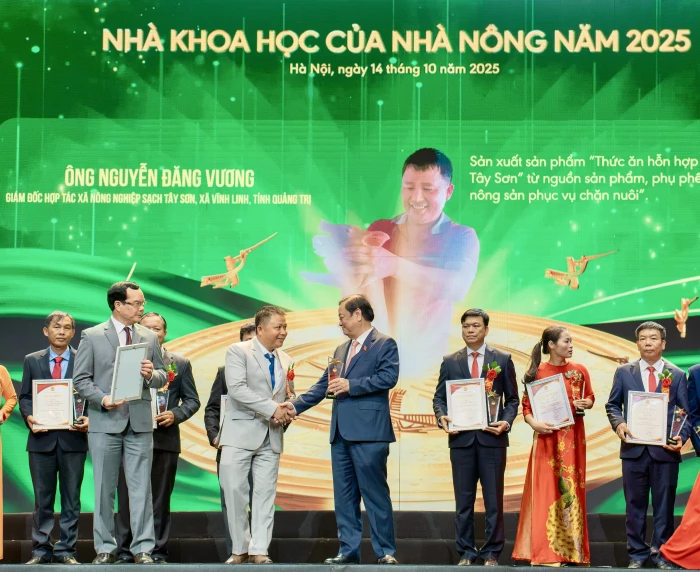 3 nông dân Quảng Trị được vinh danh tại chương trình 'Tự hào nông dân Việt Nam 2025'